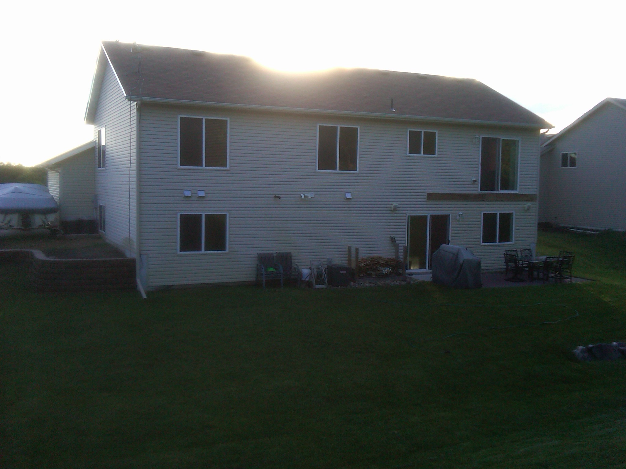 Back exterior