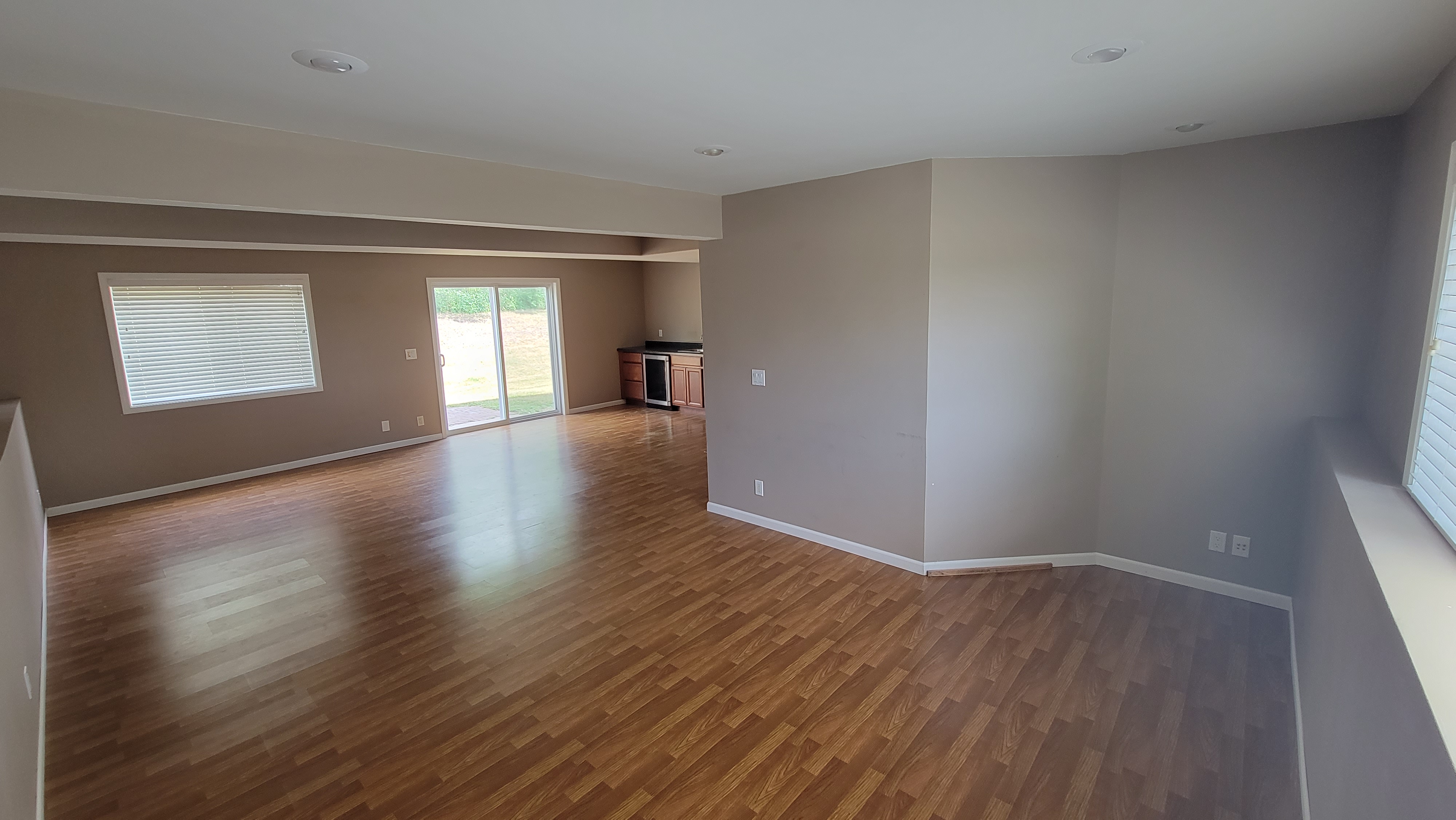 Walkout basement living area
